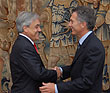 El jefe de Gobierno Mauricio Macri se reuni con el presidente de Chile