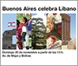 El GCBA brindar el domingo un homenaje a la colectividad libanesa
