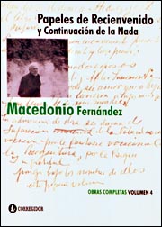 Tapa de Papeles de Recienvenido y Continuación de la Nada.