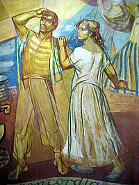Murales Galería San José de Flores - Raúl Castagnino, 1956.
