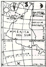 Mapas de América del Sur realizados por Joaquín Torres García