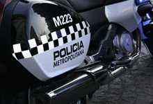 moto de la policia