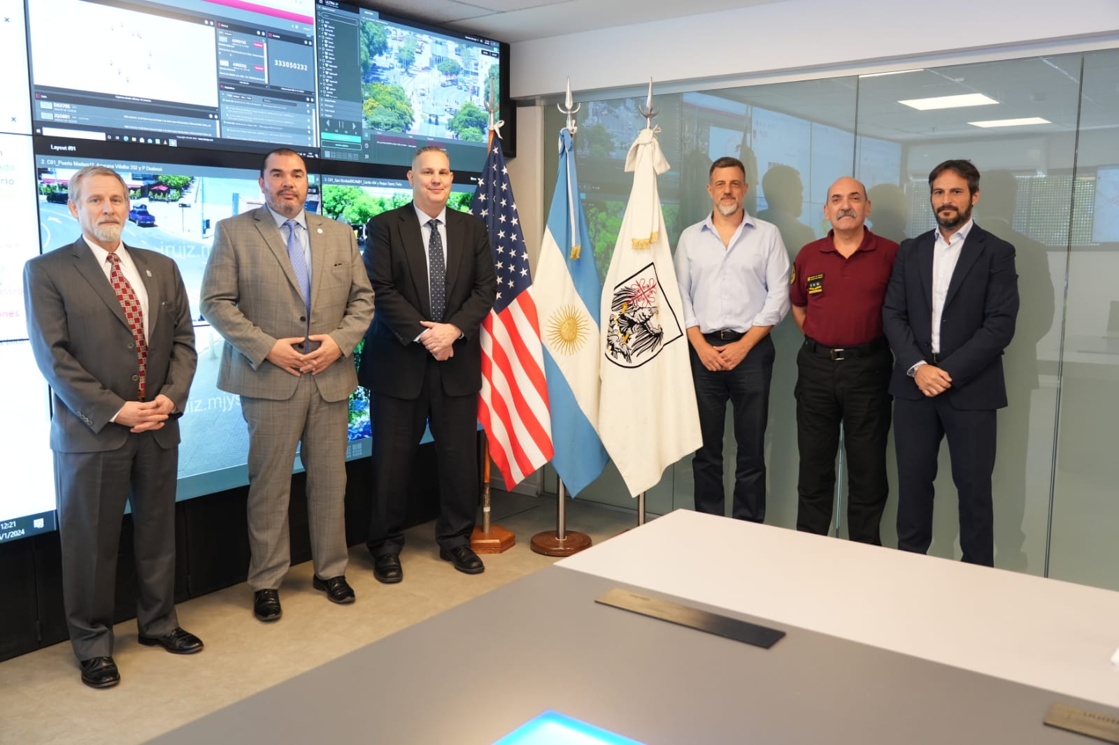 Visita del Servicio de Seguridad Diplomática de la Embajada de EE. UU. al CMU de Chacarita
