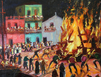 Fogata de San Juan. Calendario de celebraciones del MBQM