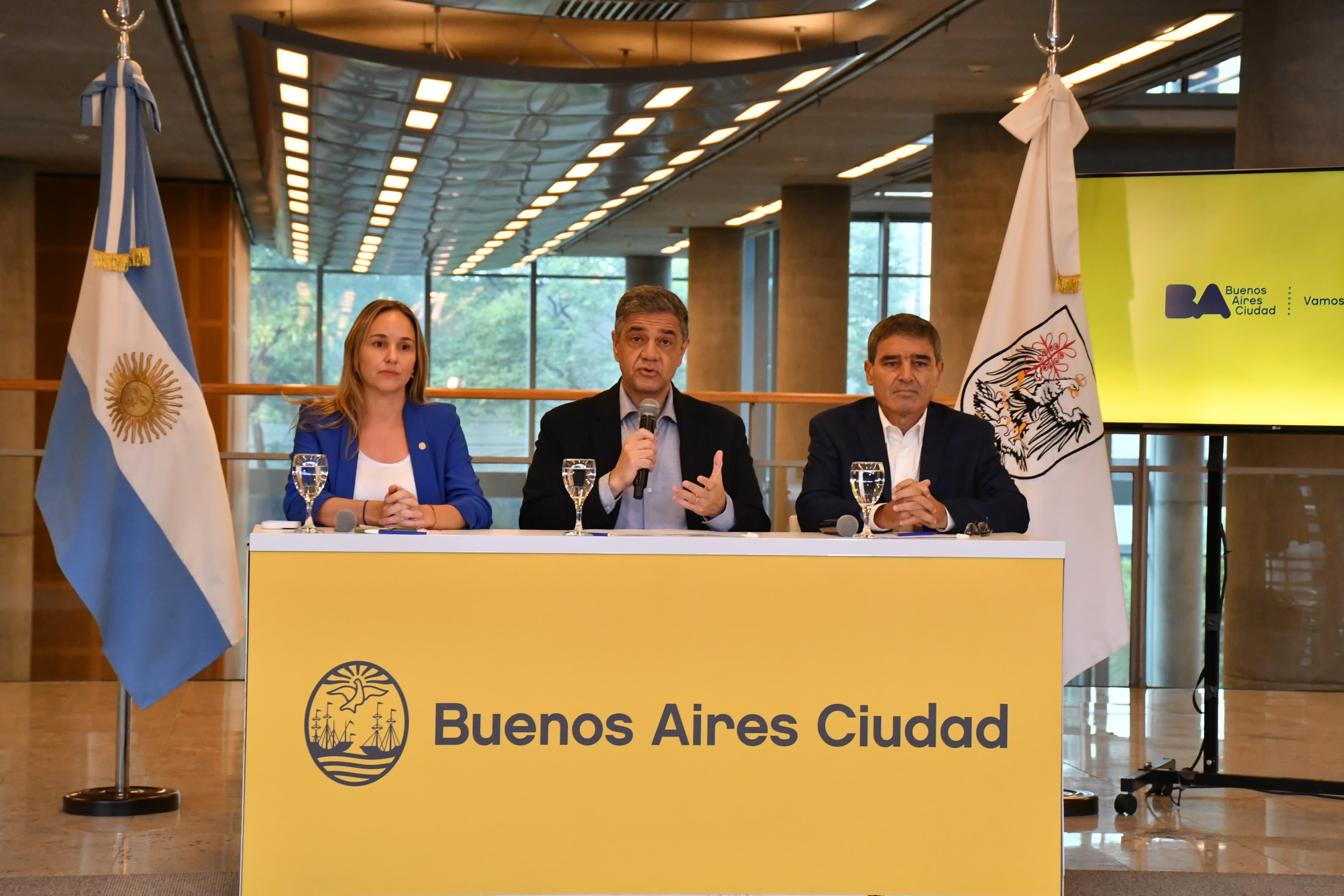 Conferencia de prensa de Jorge Macri