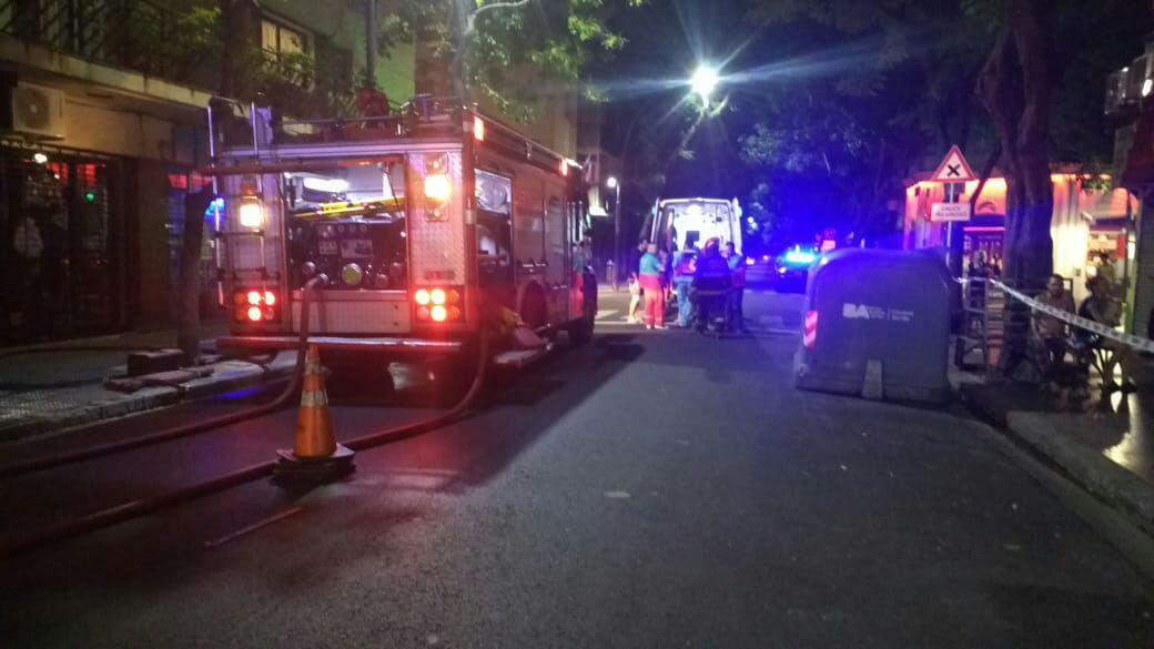 Bomberos de la Ciudad sofocaron un incendio en Belgrano