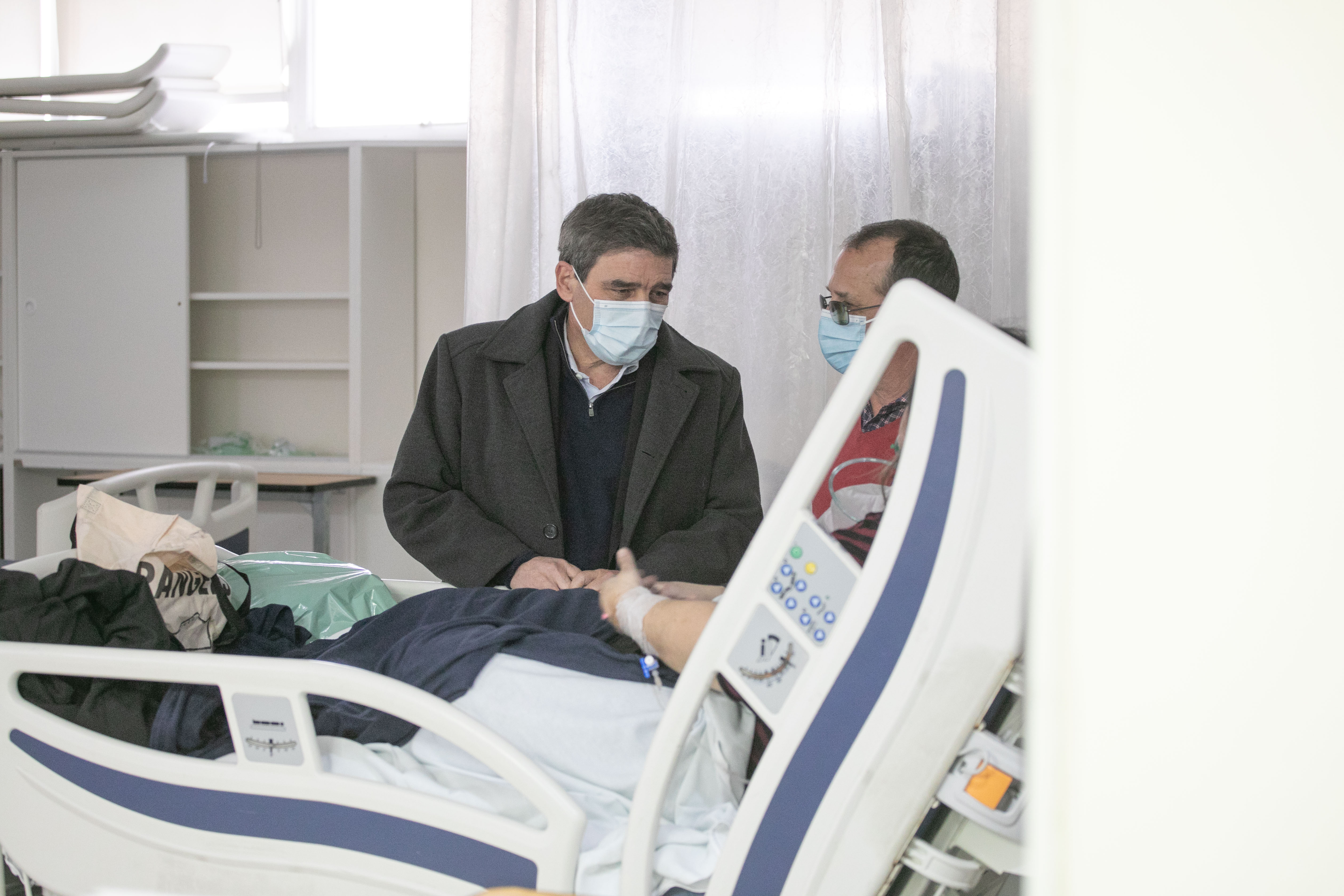 Quirós visitó a los heridos: “Lo más importante es ponerse a disposición de las familias y de todos los pacientes”