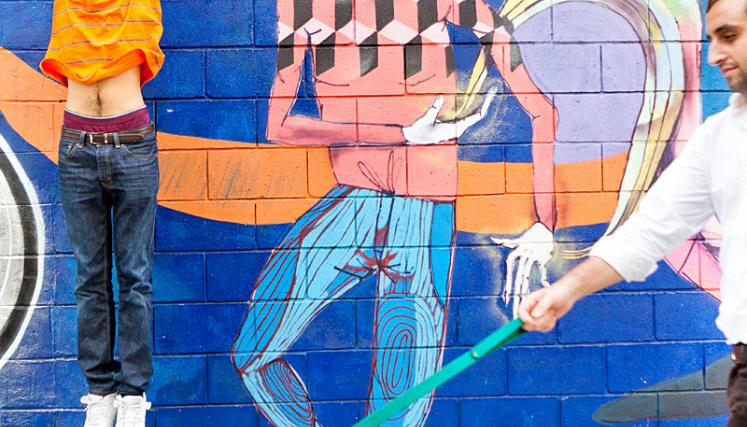 El graffiti se ganó un lugar en las paredes de Buenos Aires. Foto: Estrella Herrera.