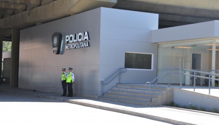 Edificio policial de la División de Servicios Especiales. Foto: Ministerio de Justicia y Seguridad/GCBA.