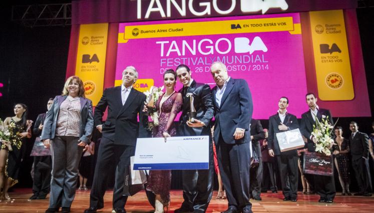 Finalizó Tango BA, con la consagración de los campeones del Mundial de Tango Escenario. Foto: Ministerio de Cultura/GCBA.