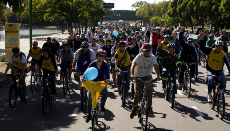 Este domingo 21 de septiembre Ecobici realizará una nueva bicicleteada por el Día de la Primavera, en la Semana de la Movilidad Sustentable. Foto: Archivo web GCBA.