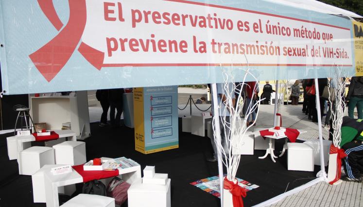 Test rápido de VIH en la Ciudad. Foto: Ministerio de Salud/GCBA.