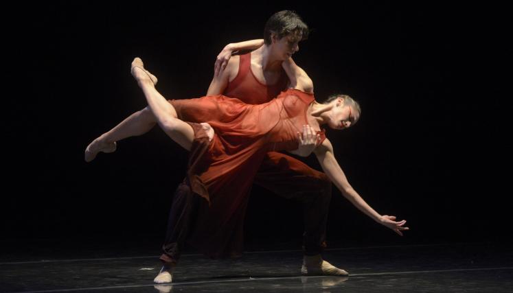 El Ballet Contemporáneo actuó en la inauguración