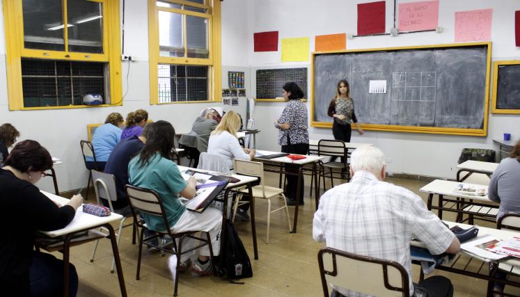 Más de 20 mil personas por año se inscriben en talleres de formación laboral. Foto: Ministerio de Educación GCBA.