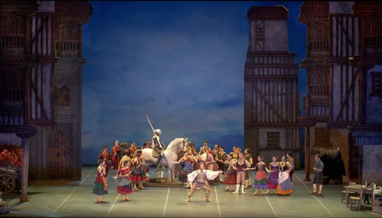 Don Quijote. Foto de Arnaldo Colombaroli/Teatro Colón.