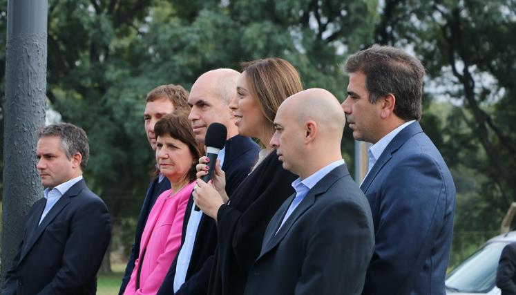 La gobernadora de la Provincia de Buenos Aires participó de la inauguración.