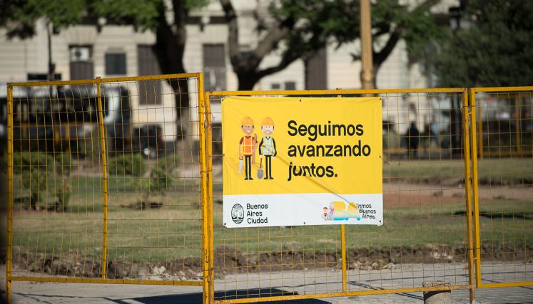 Las obras en la Plaza de Mayo sumarán 2.000 metros de espacio público