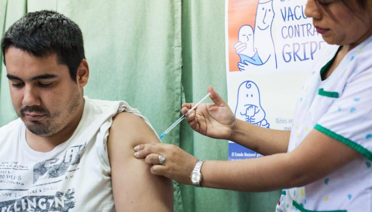 Vacunación antrigripal 2018. Foto archivo web GCBA