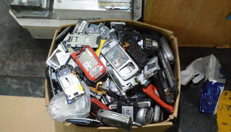 Se secuestraron 400 celulares robados.