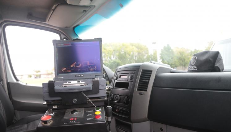 Los nuevos camiones scanners para la Policía