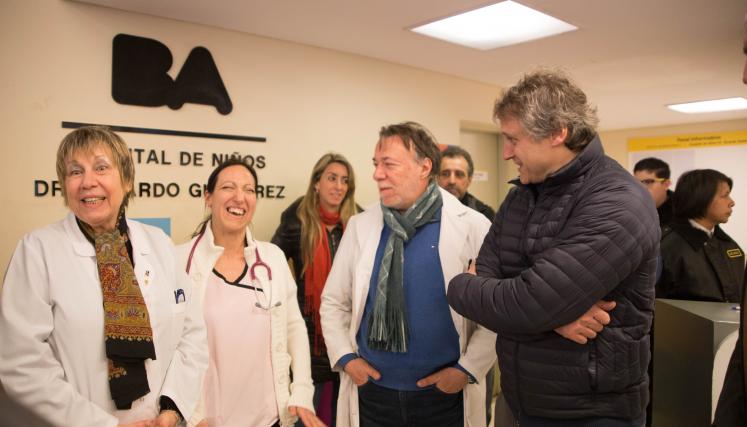Felipe Miguel supervisó obras en hospitales porteños