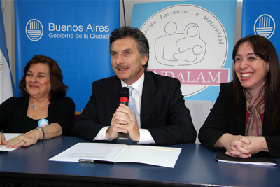 La Ciudad de Buenos Aires firm un convenio de cooperacin con una reconocida asociacin civil para promover la lactancia materna. Foto:Sandra Hernandez/GCBA