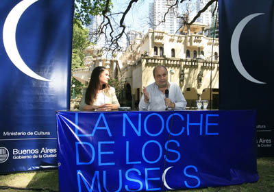 El Ministro de Cultura porteo y titular del Ente Turismo de Buenos Aires, Hernn Lombardi, present la edicin 2008 de La Noche de los Museos, que se realizar el sbado 15 de noviembre. Foto: GCBA.