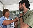 Contina la vacunacin contra la rubola en la Plaza Flores