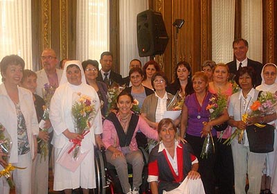 La vicejefa de Gobierno de la Ciudad, Gabriela Michetti premi la labor de enfermeras y enfermeros de los hospitales de nios de la Ciudad. Foto: Pasin por Buenos Aires/GCBA