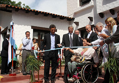 El jefe de Gobierno porteo, Mauricio Macri, dej inauguradas  las obras de remodelacin y puesta en valor realizadas en el Instituto de Rehabilitacin Psicofsica. Foto: Sandra Hernndez/GCBA.