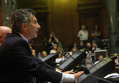 El jefe de Gobierno de la Ciudad de Buenos Aires, Mauricio Macri, inaugur el perodo de sesiones ordinarias de la Legislatura portea. Foto: Sandra Hernndez-gv/GCBA.