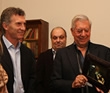 Macri dio la bienvenida a Buenos Aires al Premio Nobel de Literatura