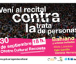 Ven al recital el 30 de septiembre, en el Centro Cultural Recoleta