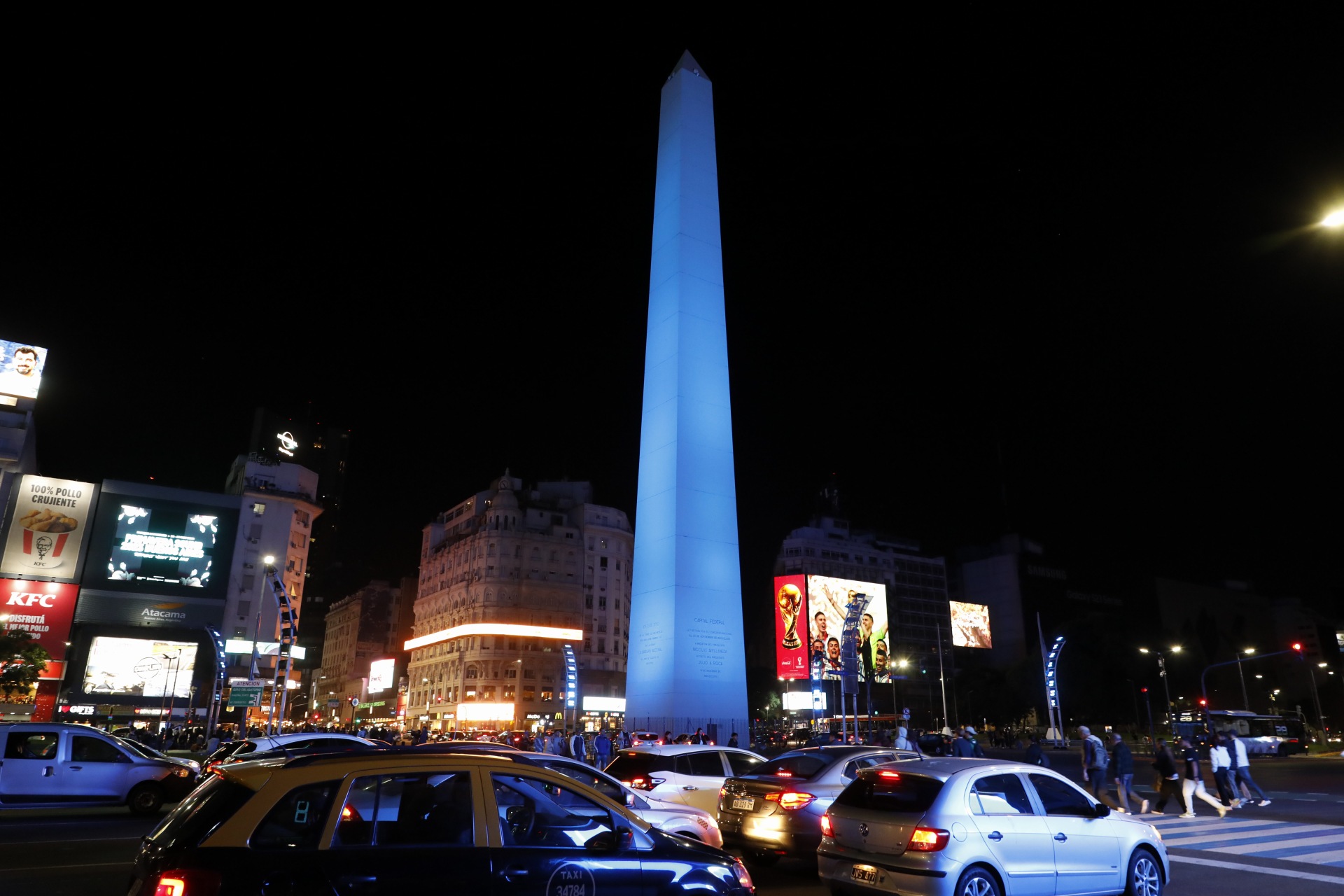 La Ciudad iluminó el Obelisco por el Día Mundial del Autismo