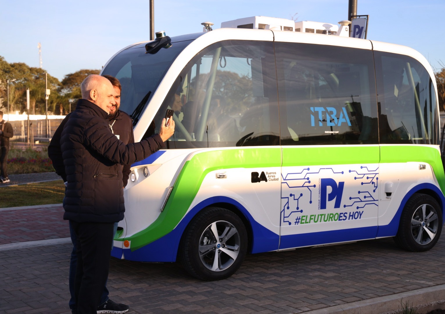El bus eléctrico que recorrerá el Parque de la Innovación