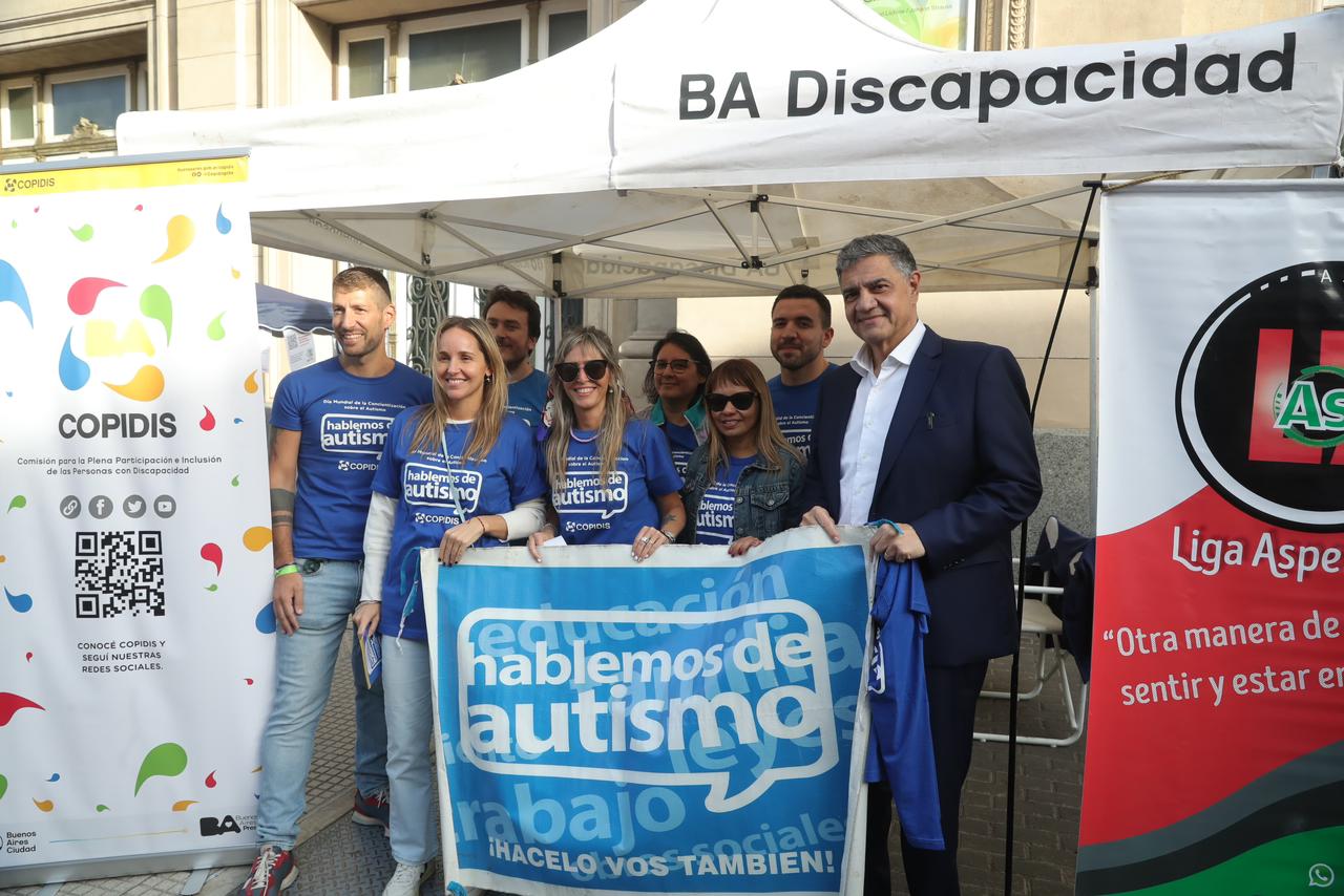 Jorge Macri y Clara Muzzio, juntos en el Día Mundial y Nacional de la Concientización sobre el Autismo