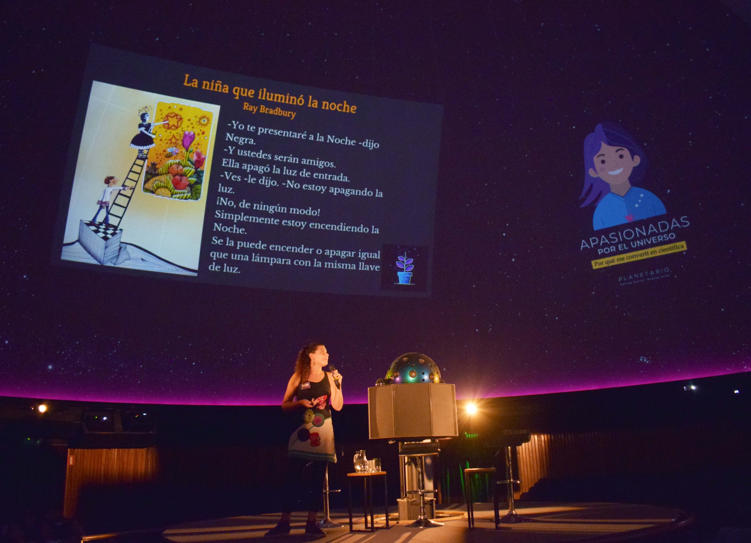 Apasionadas por el Universo: un día en el Planetario a pura ciencia con niñas y adolescentes 