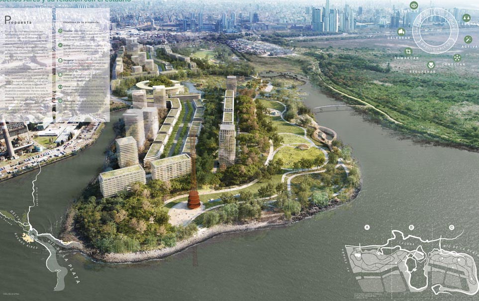 Primer premio concurso Parque Costa Urbana 50HA