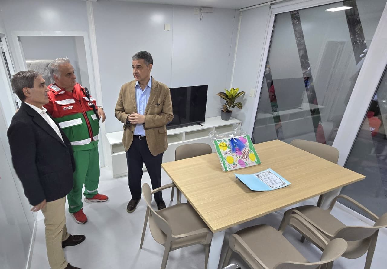 El SAME abrió una base operativa en Once