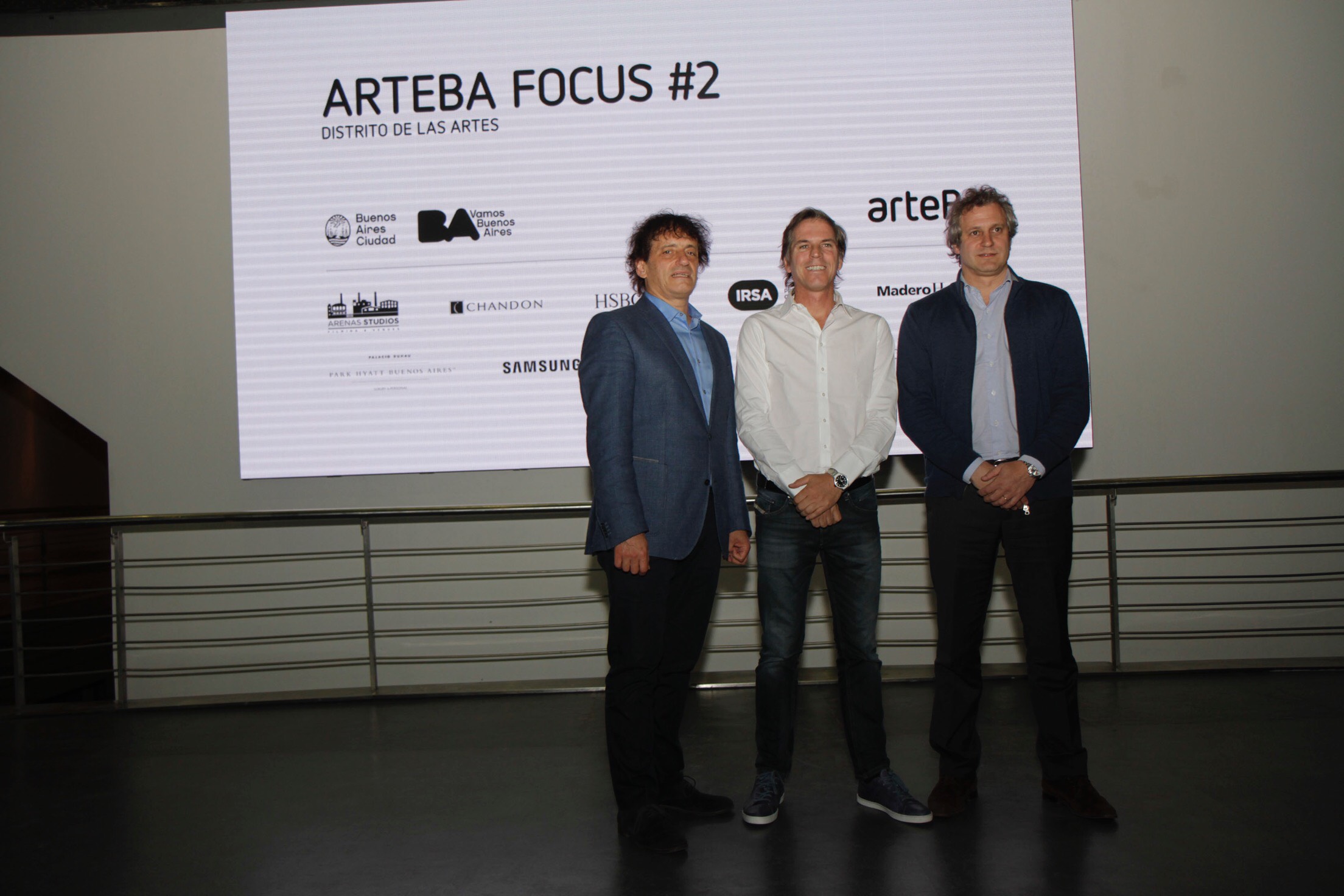 Felipe Miguel participó de la presentación de arteBA Focus