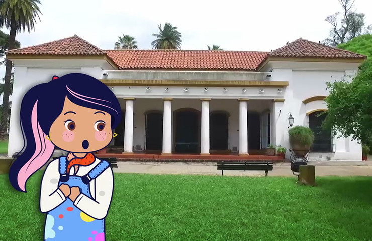 Lola visita el Museo Histórico Saavedra