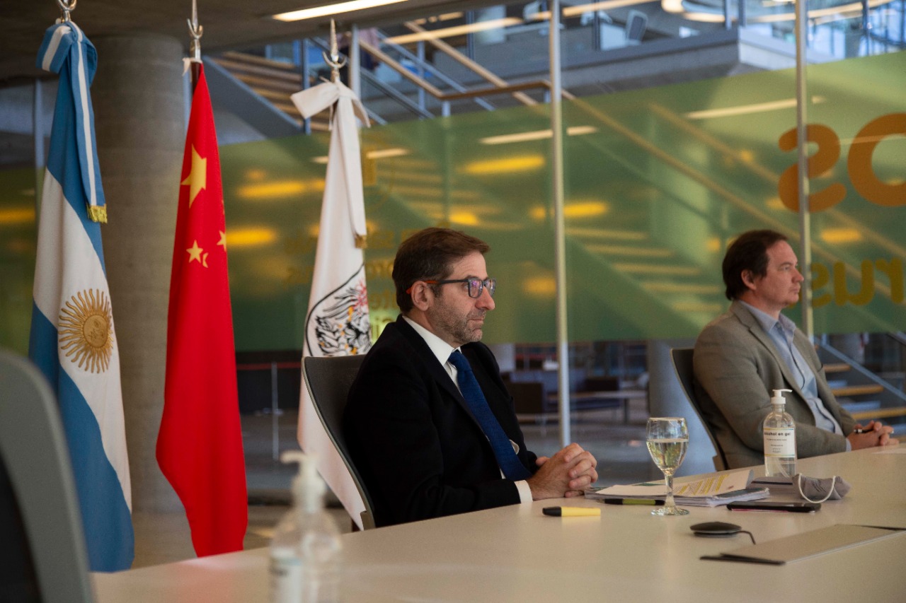 Fernando Straface se reunió con Zou Xiaoli, embajador de China