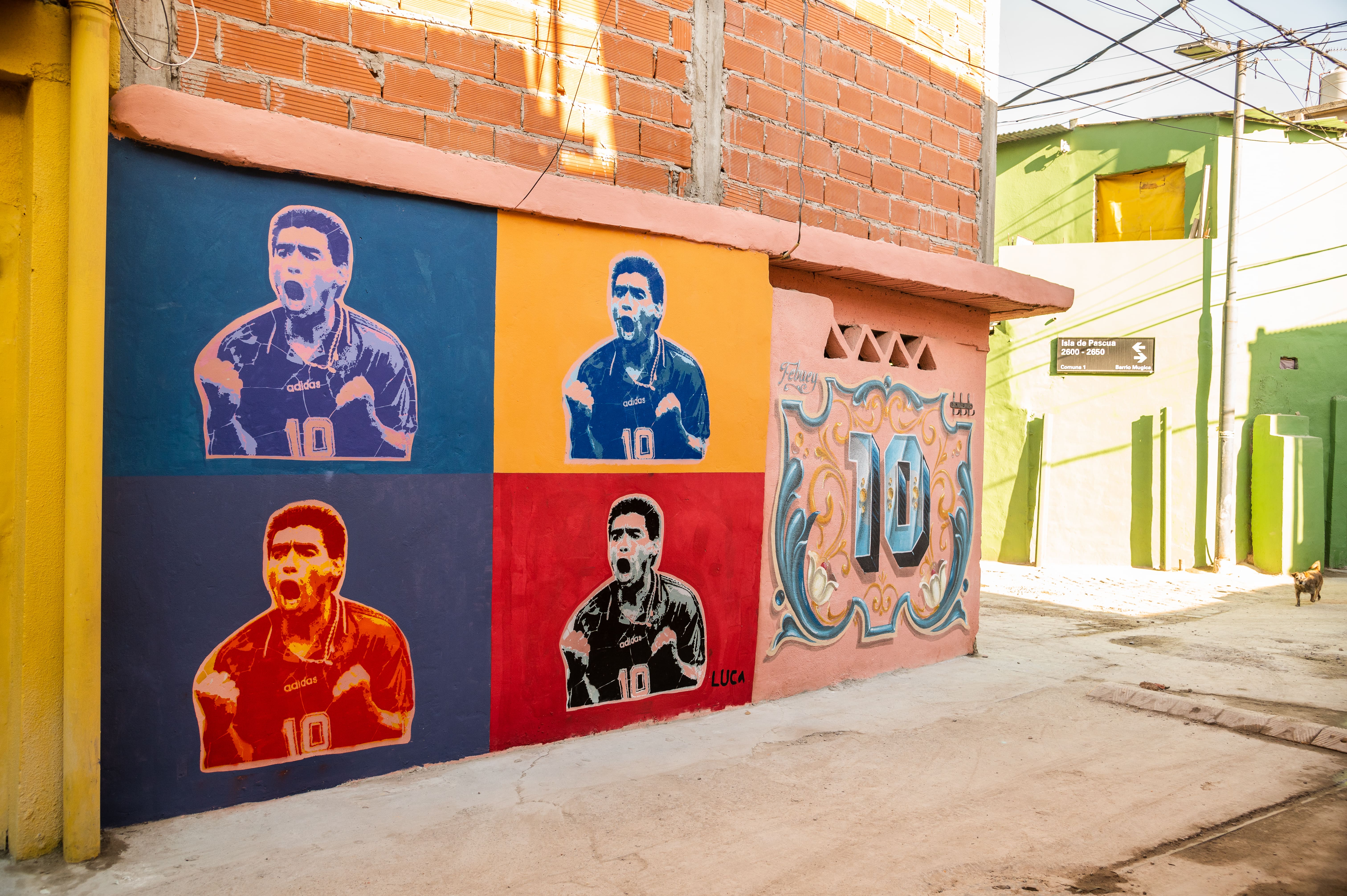 El Barrio Mugica se pintó de colores con un Festival de Murales