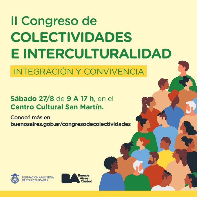 Este sábado llega el II Congreso de Colectividades e Interculturalidad