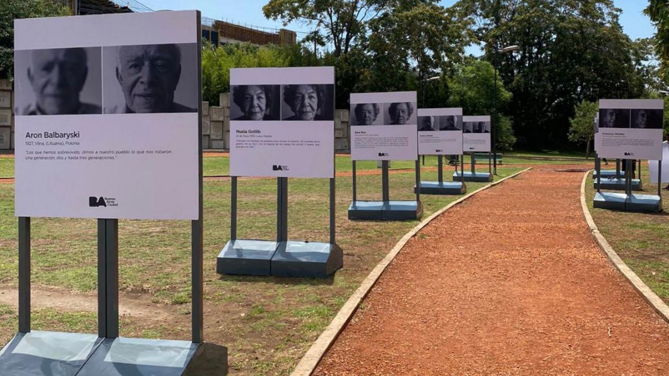 La Ciudad homenajea a las víctimas del Holocausto con una muestra fotográfica de sobrevivientes