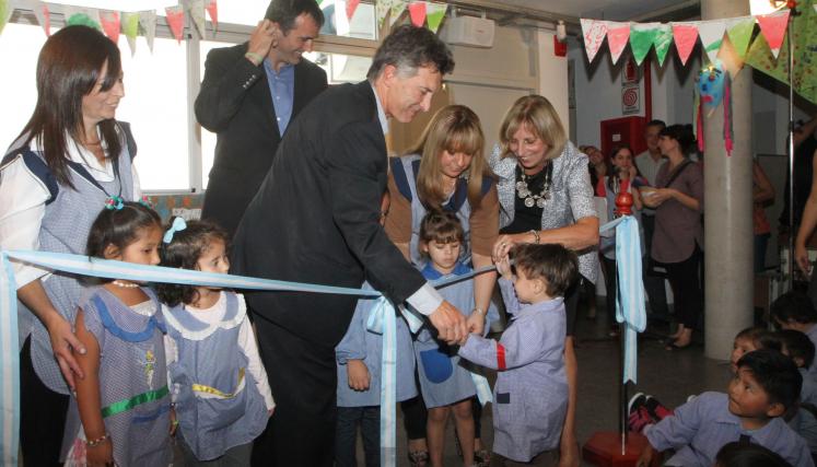 Se inauguró un nuevo jardín maternal en Nueva Pompeya 