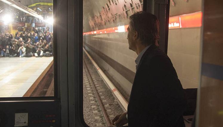 El jefe de Gobierno de la Ciudad de Buenos Aires, Mauricio Macri, inauguró las estaciones de subterráneos de la línea B Echeverría y J.M. de Rosas. Foto: Tony Valdez/GCBA.