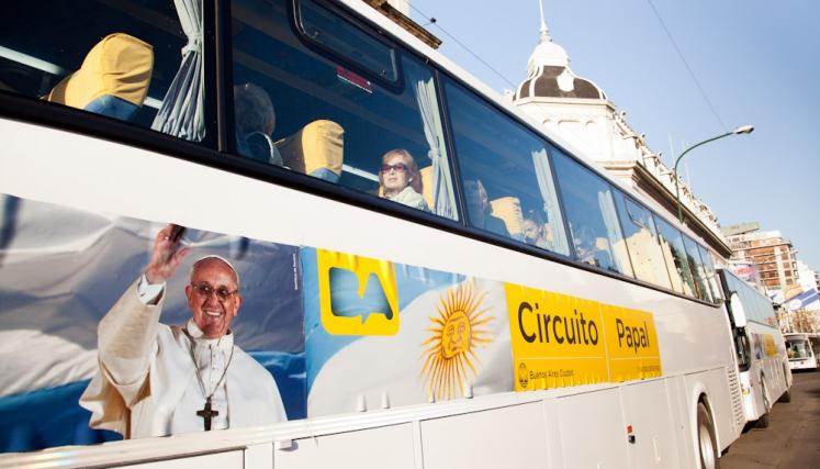 El Circuito Papal en imágenes. Foto: Estrella Herrera/GCBA.
