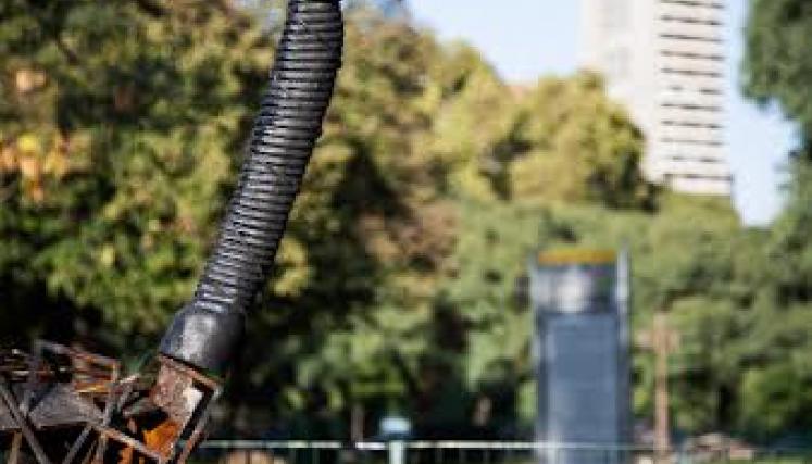 Las esculturas de Regazzoni se lucen en la Ciudad. Foto: Estrella Herrera/Web GCBA