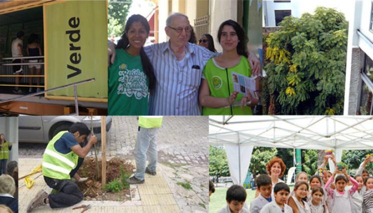 Acciones por una Ciudad Verde en comunas porteñas. Foto: Facebook/comunas.